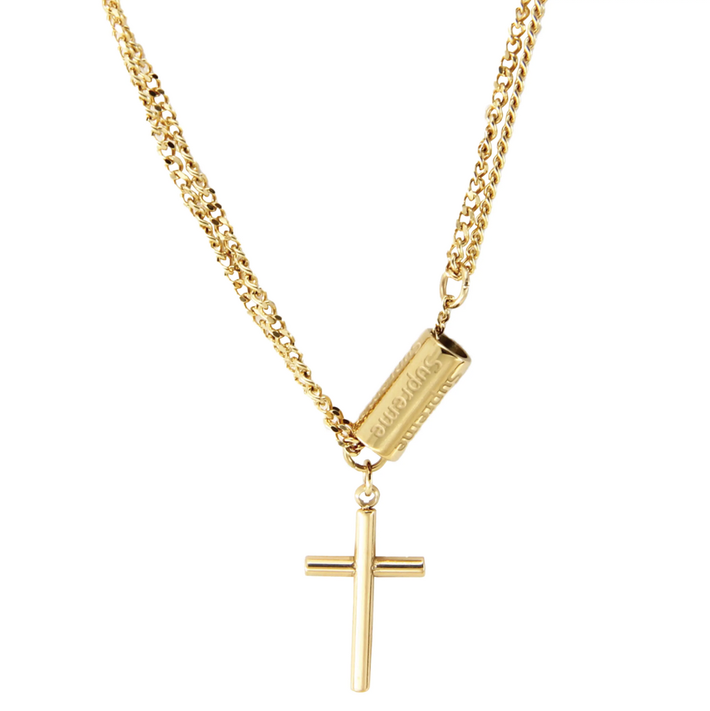 The Sol Luna Cross Necklace