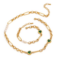 The Emerald Heart Pearl Set