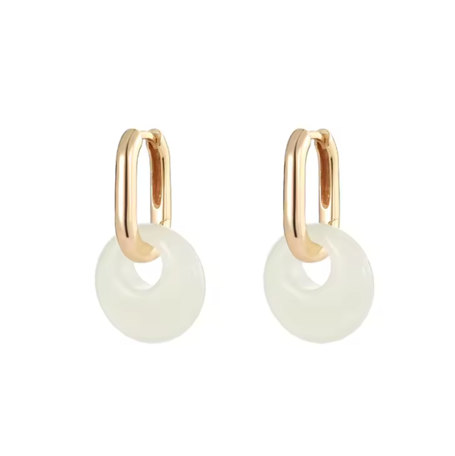 The Natural Jade Serenity Earrings
