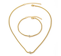 Aurelia Gold Box Chain Set